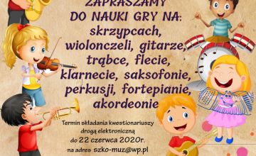 Rekrutacja do Państwowej Szkoły Muzycznej I stopnia w Oleśnicy