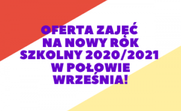 Szukamy instruktorów na nowy rok szkolny 2020/2021! 