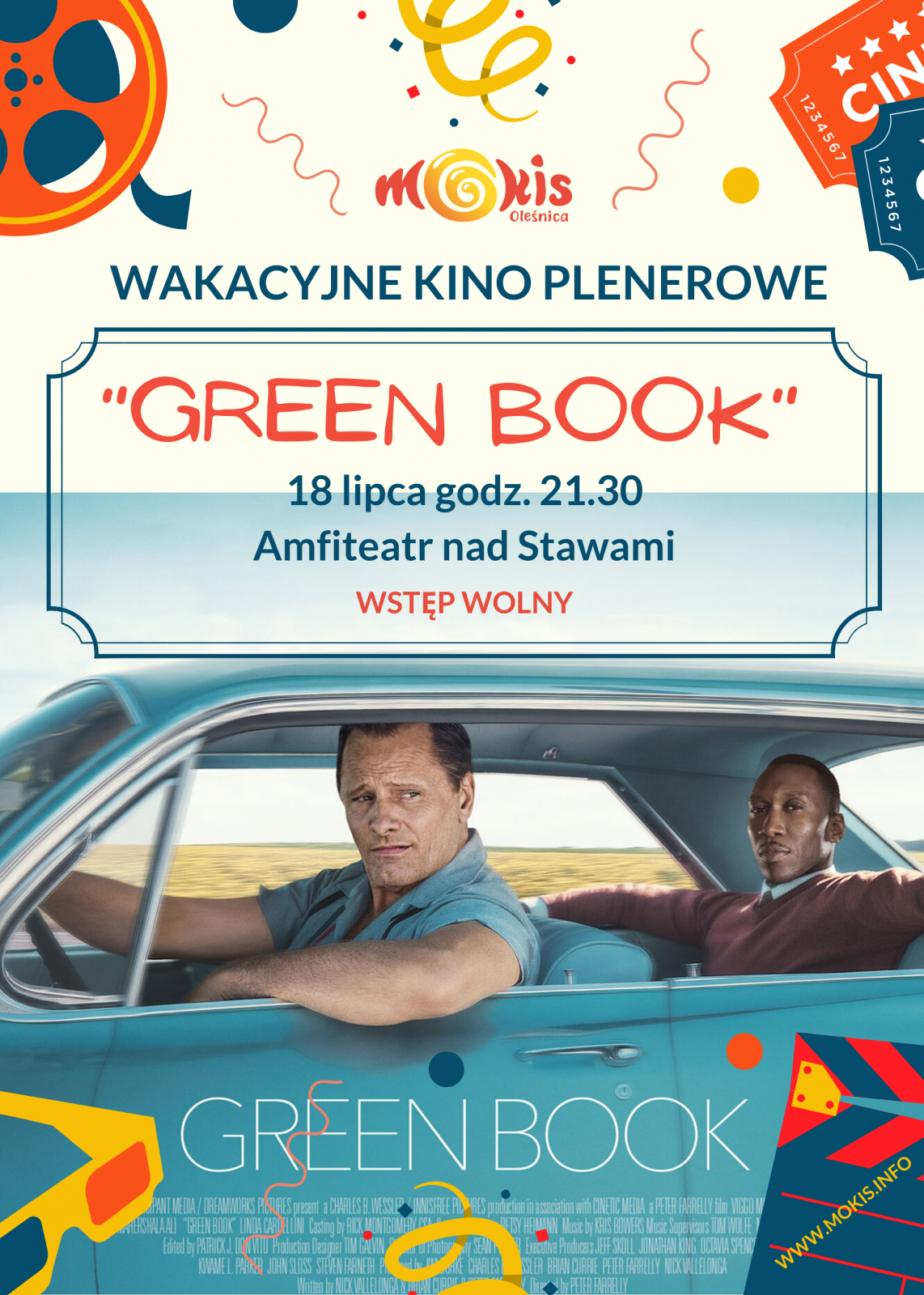 plakat kino plener Green Book