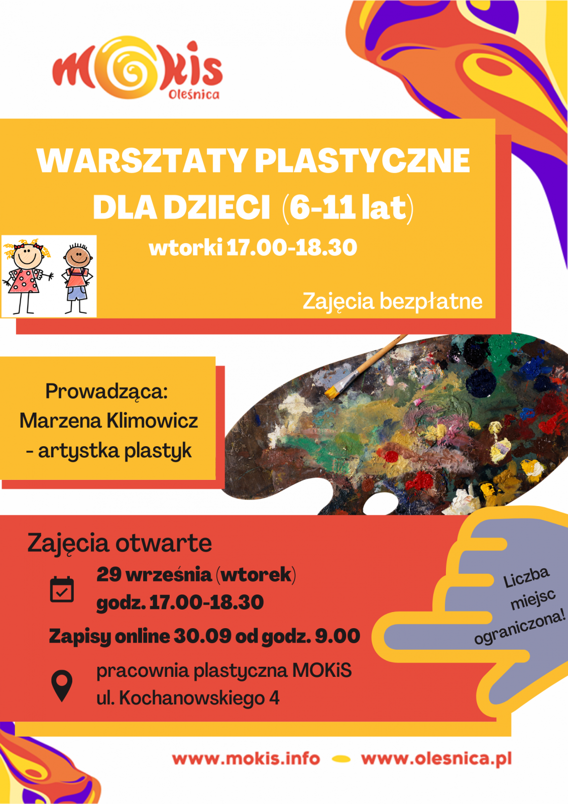 plakat plastyczne dzieci