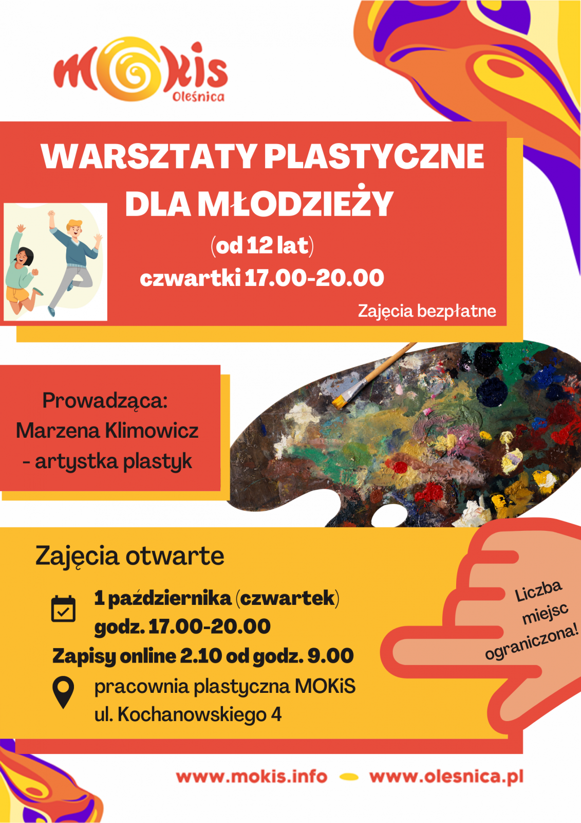 plakat plastyczne młodzież