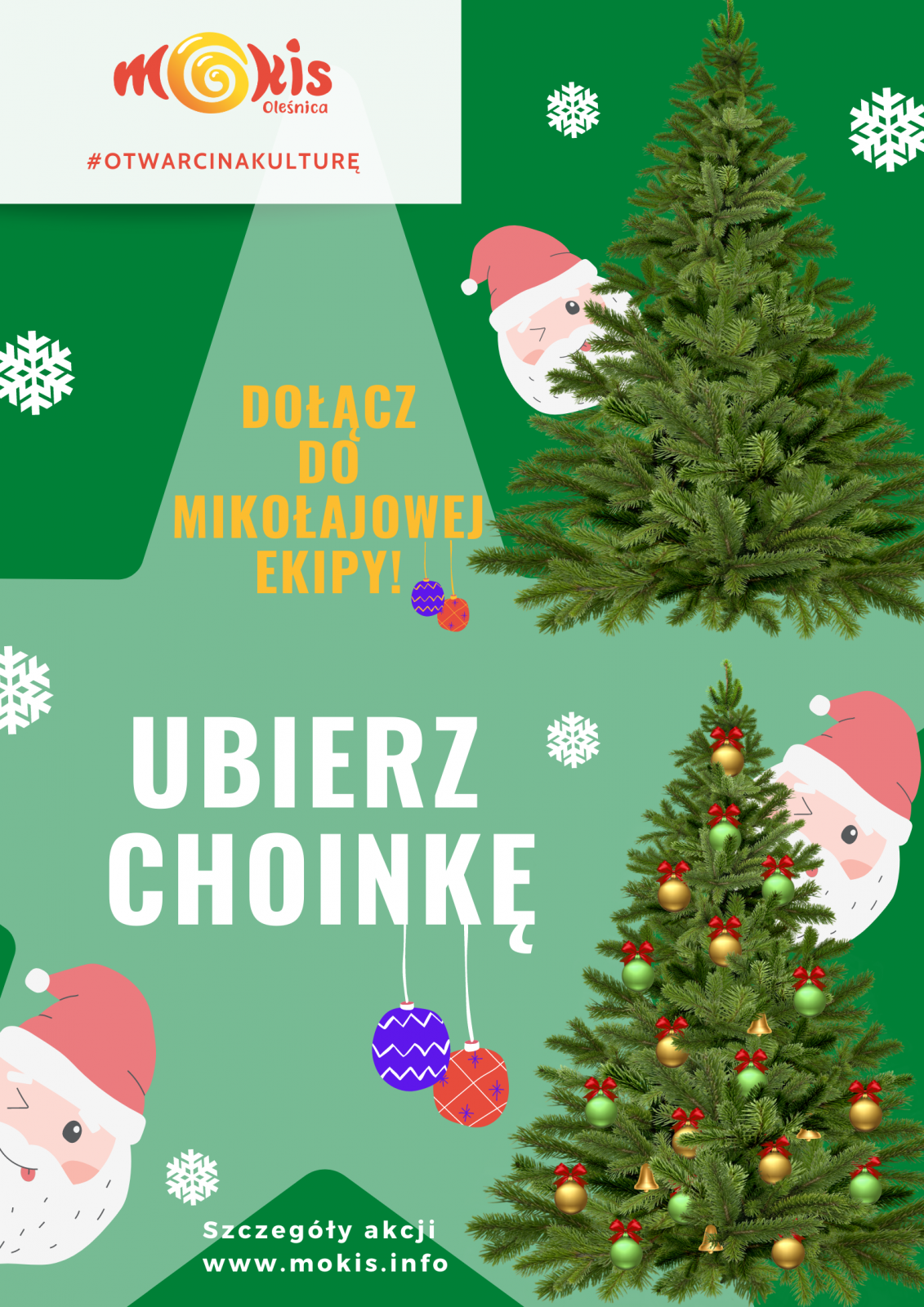 plakat choinka