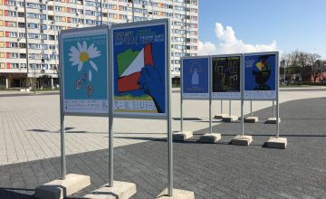 Wystawa plakatów proekologicznych autorstwa Andrzeja Pągowskiego