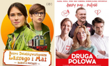 Dzień Dziecka z Kinem MOKiS: "Biuro detektywistyczne Lassego i Mai. Rabuś z pociągu" i "Druga połowa"