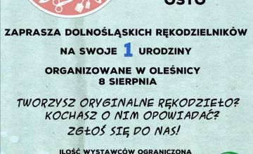 OSTO zaprasza rękodzielników na 1. urodziny Stowarzyszenia