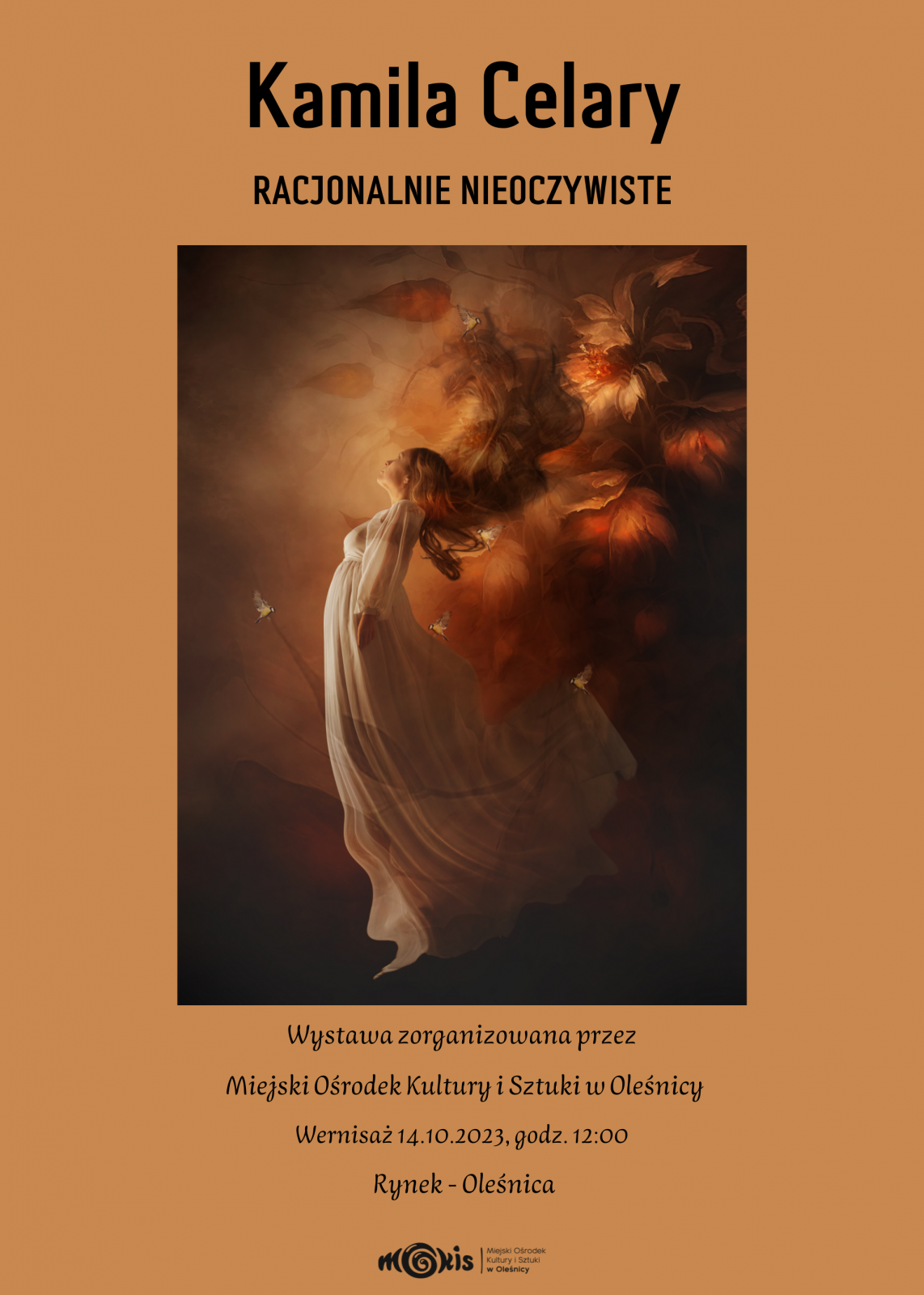 plakat do wystawy Kamili Celary