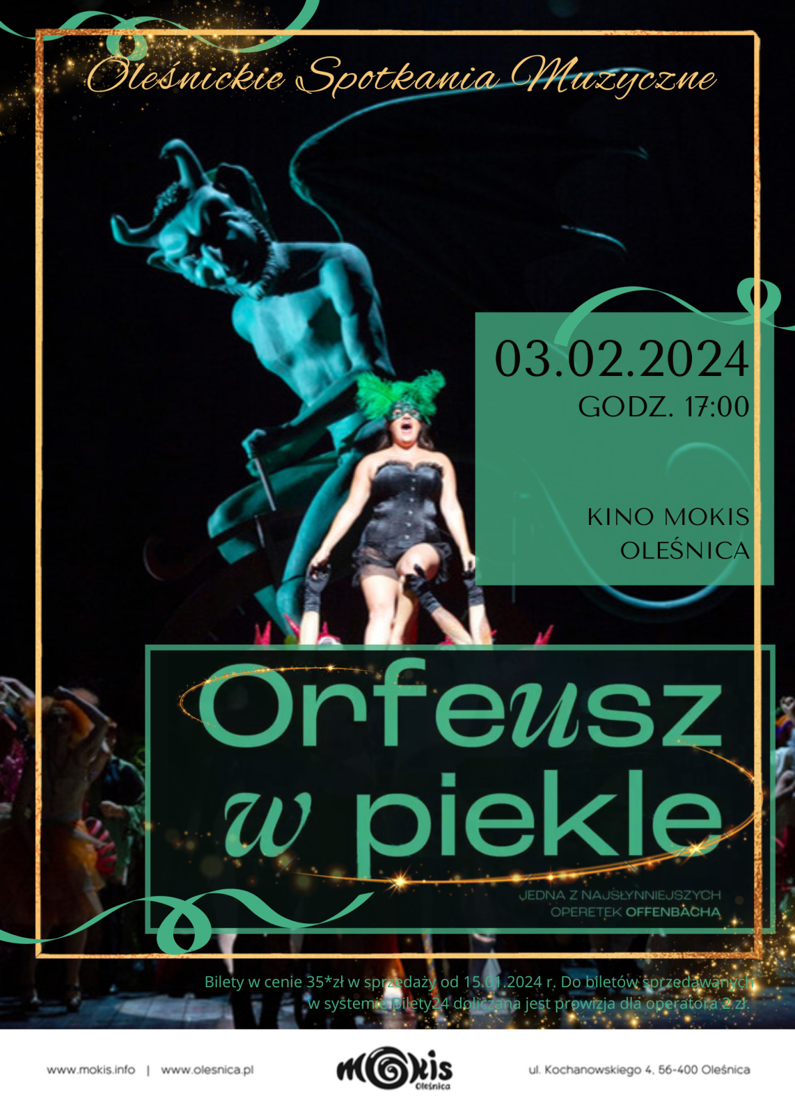 plakat Orfeusz w piekle