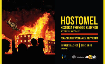 Spotkanie z reżyserem Wiktorem Nasypanyi i pokaz filmu ,,Hostomel - historia pewnego budynku” 