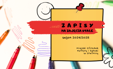 Zapisy na  zajęcia stałe MOKiS 