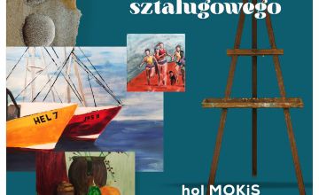 Wernisaż wystawy uczestników zajęć malarstwa sztalugowego 