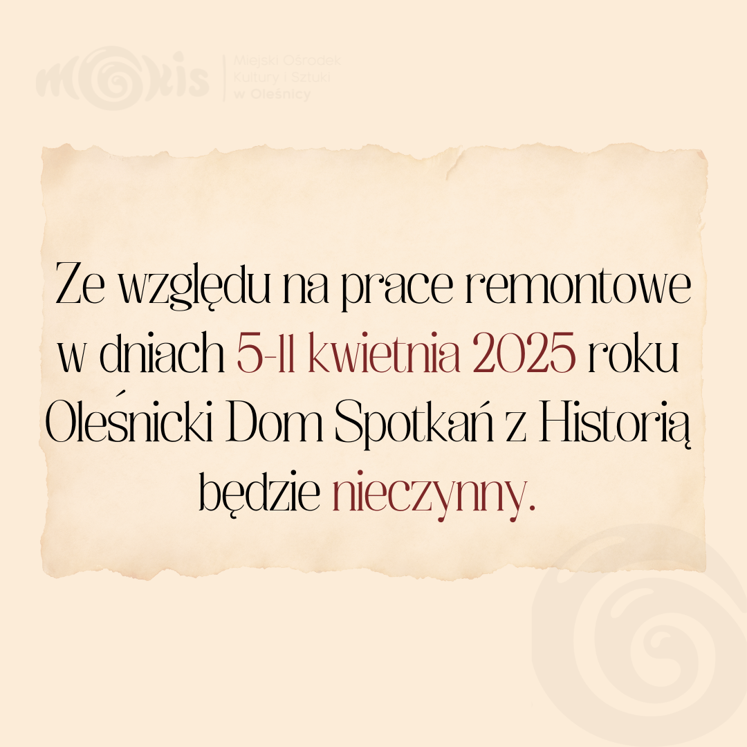 plakat informacyjny