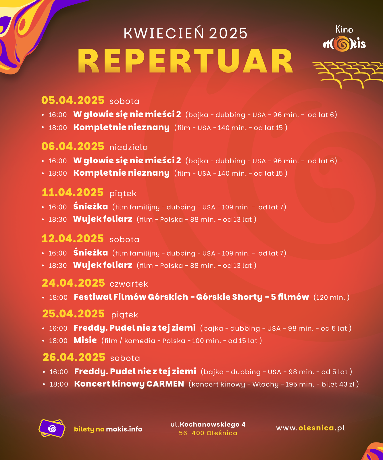 Plakat informacyjny