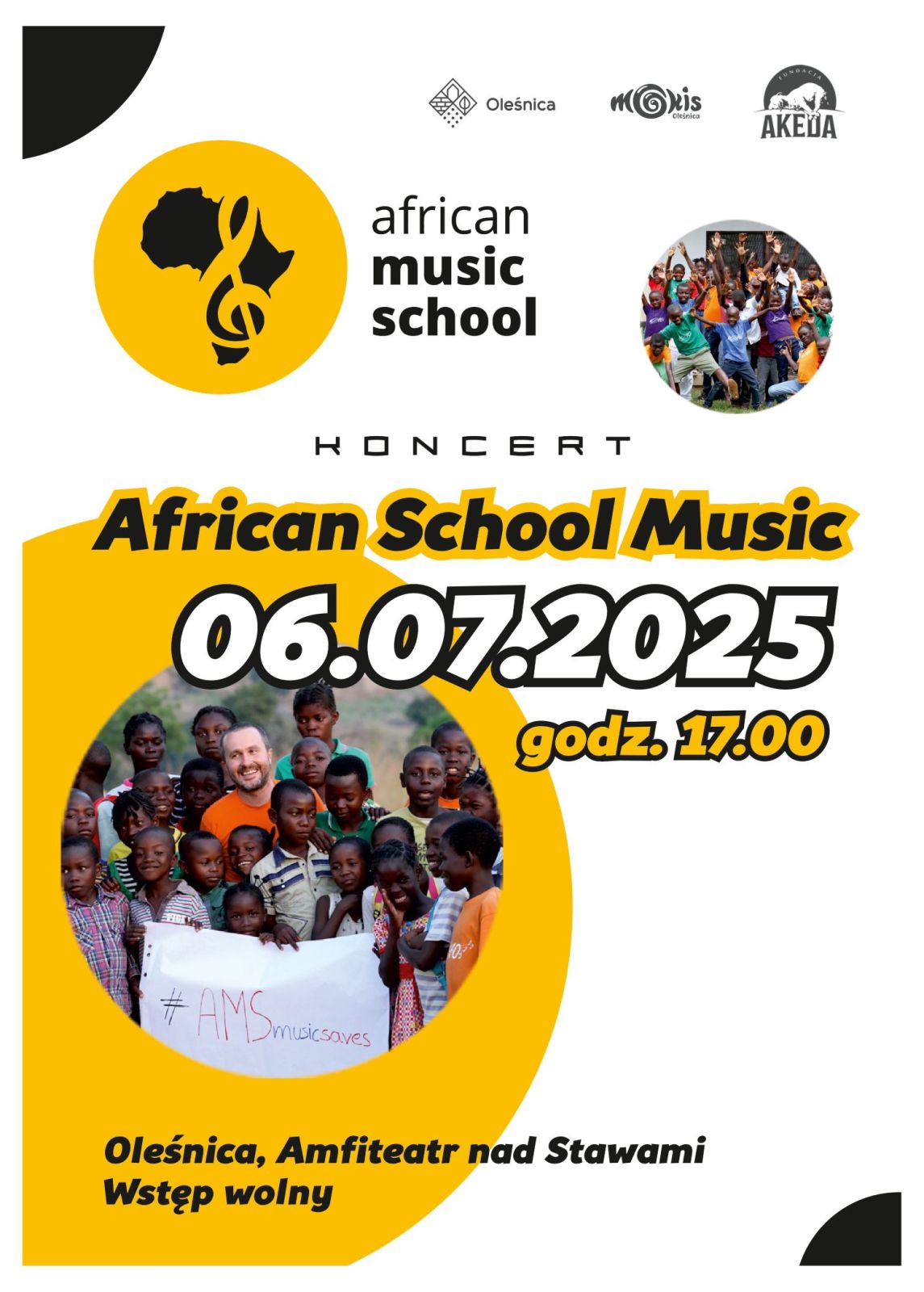 plakat na koncert AfricanMusic School