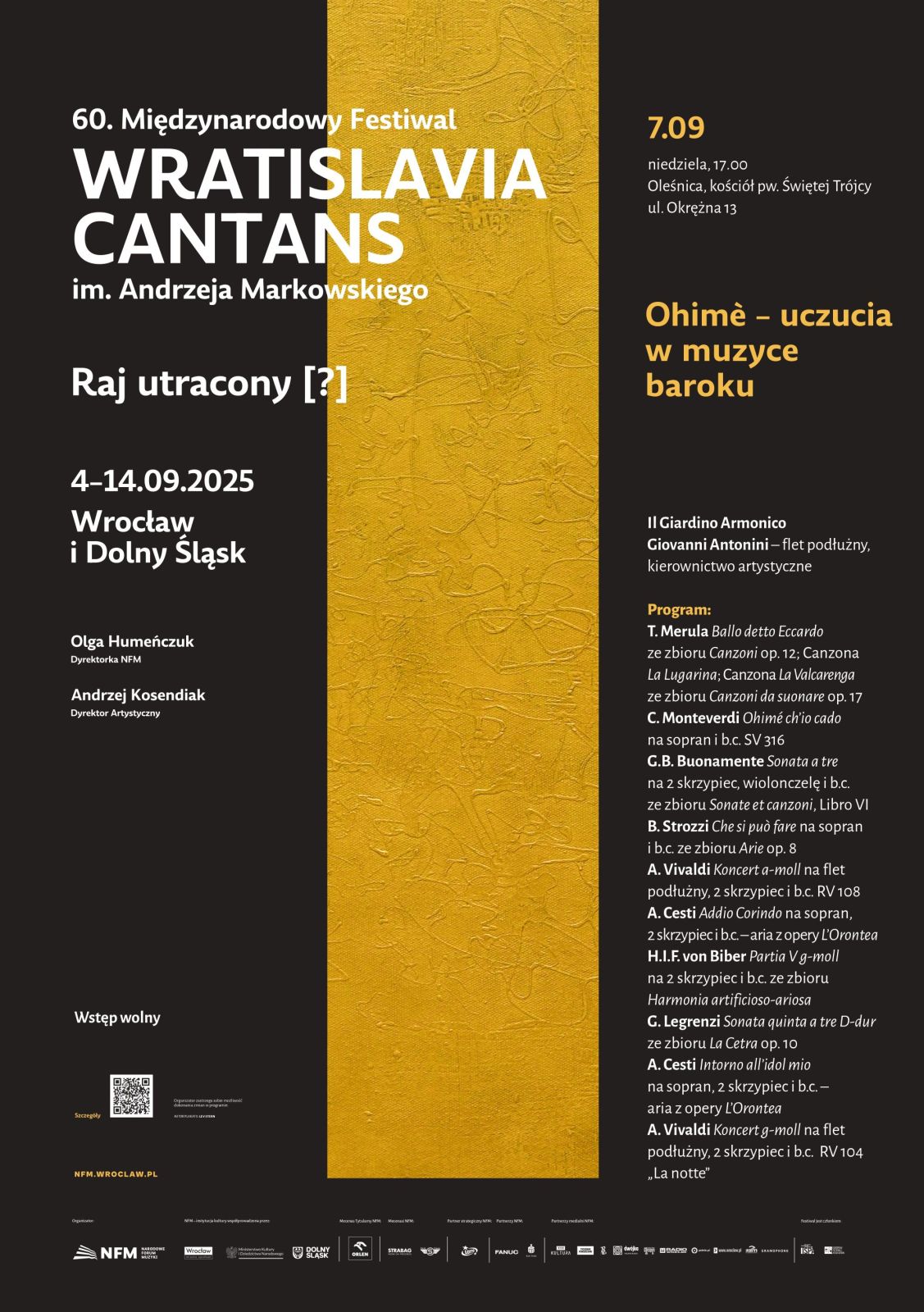 plakat na koncert