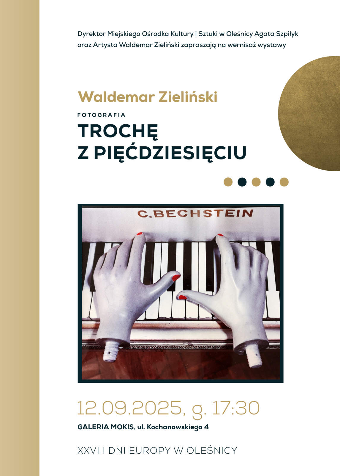 plakat - wystawa Waldemara Zielińskiego