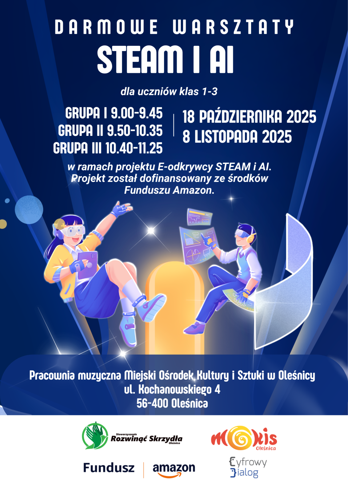 plakat na warsztaty z programowania