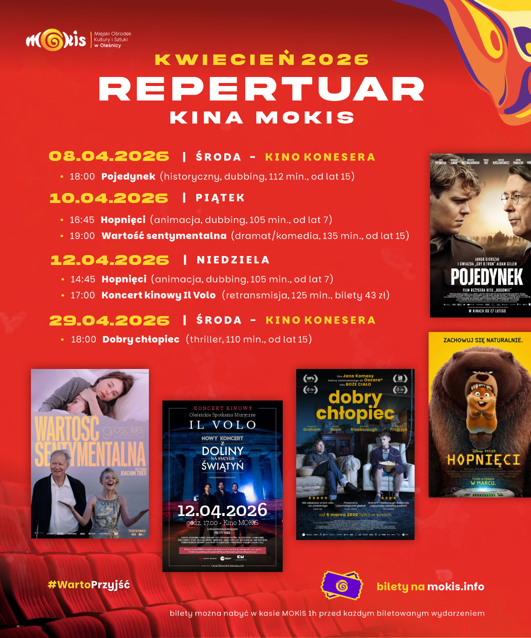 repertuar na kwiecień