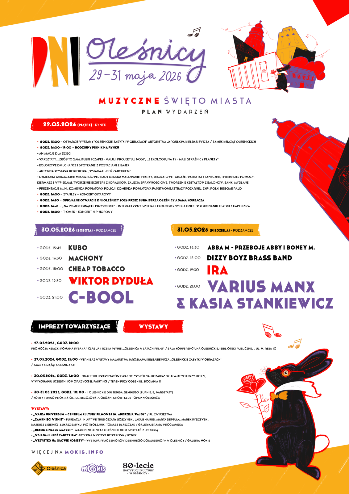 plakat z programem