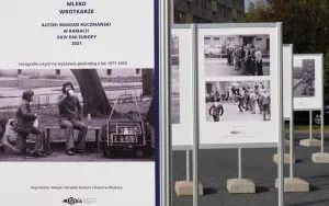 Wystawa plenerowa fotografii Bogdana Kuczmańskiego  ,,Smaki dzieciństwa” - ,,Mleko” i ,,Wrotkarze". (4)