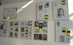 "dw&oacute;jkART czyli o sztuce u Twardowskiego" - wystawa prac uczni&oacute;w II LO w Oleśnicy (2)