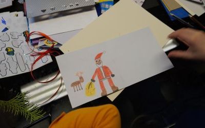 Lekcja muzealna - pocztówki świąteczne (7)